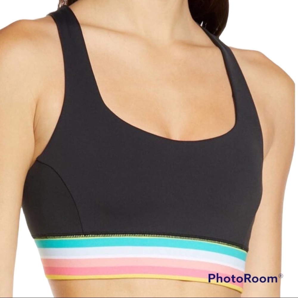 IVL Collective Black Racerback Sports Bra size 6